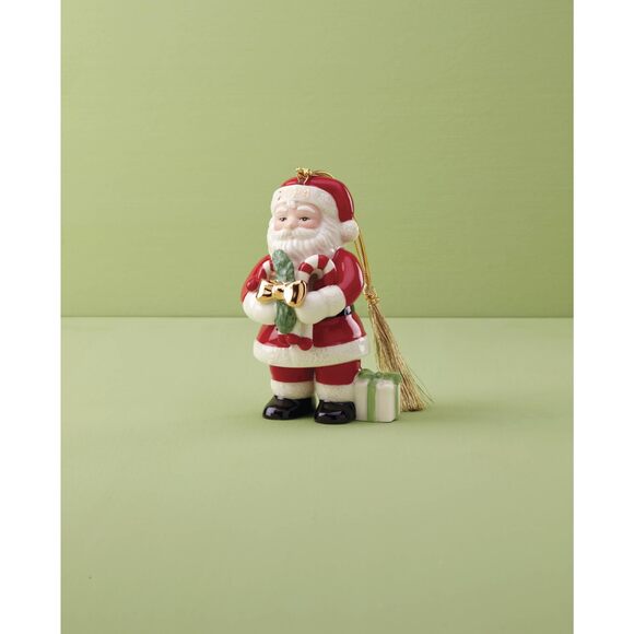 Lenox 2024 Santa with Pickle & Candy Cane Ornament Christmas - Picture 2 of 7